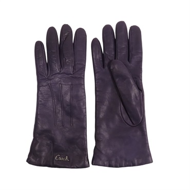 紫色 羊皮 手套