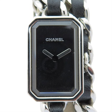 PREMIERE ICONIC CHAIN 皮革鍊帶 石英腕錶 H7023