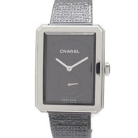 Boyfriend Tweed 黑色錶盤 自動上鍊腕錶 H5201