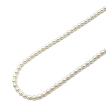 14K白金 珍珠 串珠 項鍊 ﾊﾟｰﾙ 83.8g