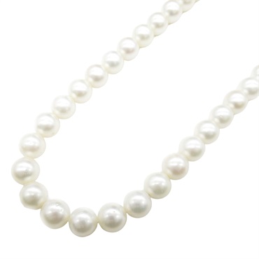 白色 珍珠 項鍊 銀扣 パール 35.0g