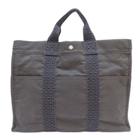 灰色 帆布 HerLine Tote MM 托特包