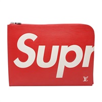紅色 Epi 水波紋 Supreme聯名 Pochette Jules GM 手拿包 M67722