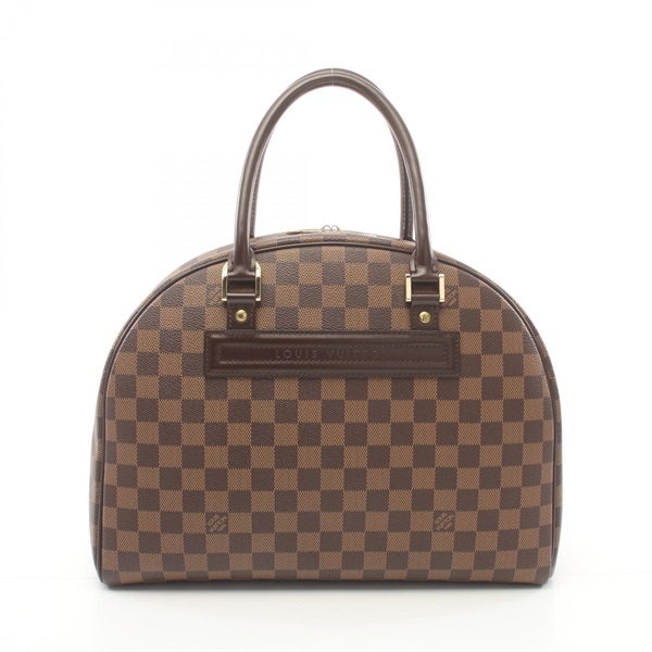 【再降價】棕色 棋盤格 帆布 Nolita 手提包【LOUIS VUITTON LV 路易威登】 N41455