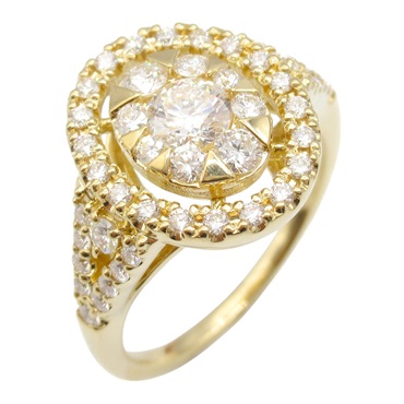 18K 黃金 0.301/0.60ct鑽石 戒指 Diamond 5.8g