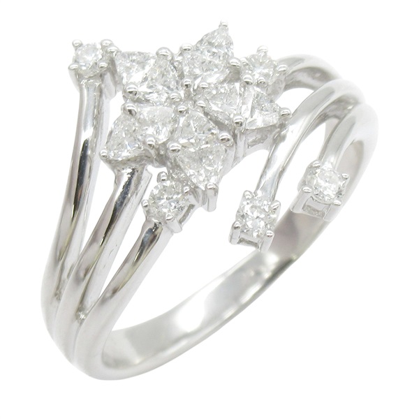 18K 白金 0.60ct鑽石 戒指 Diamond  5.2g