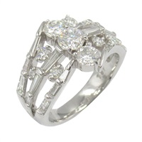 Pt900鉑金 1.97ct鑽石 戒指 Diamond  8.8g