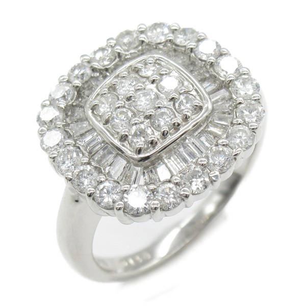 PT900 鉑金 鑽石 戒指 #11.5 Diamond 9.8g