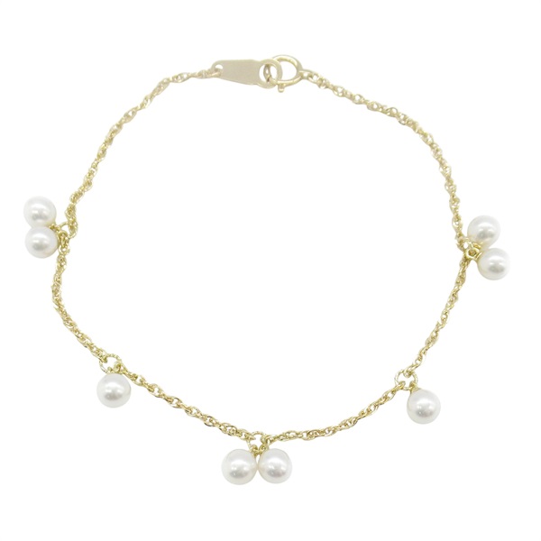 珍珠 18K黃金 手鍊