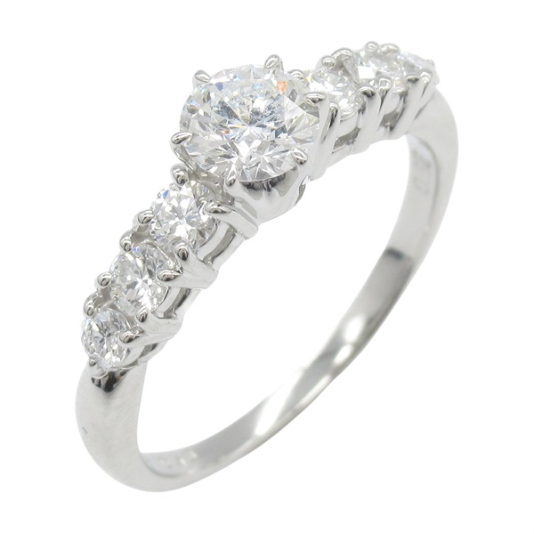 Pt900鉑金 0.40/0.32ct鑽石 戒指