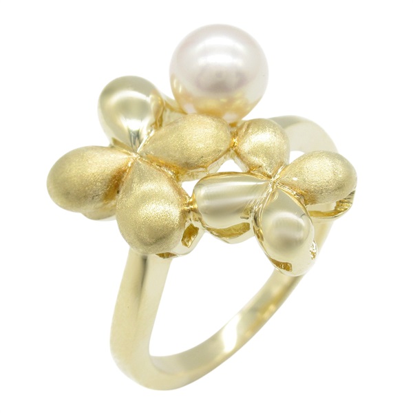 【再降價】18K 黃金 珍珠 戒指【MIKIMOTO 御木本】