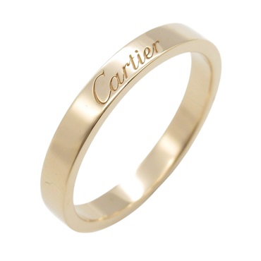 18K 玫瑰金 C De Cartier 戒指 56
