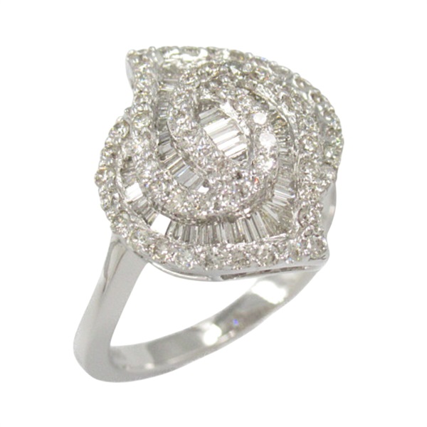 18K 白金 0.95ct鑽石 戒指 Diamond 4.9g