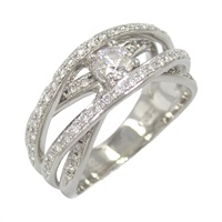 Pt900鉑金 0.48ct鑽石 戒指 Diamond 10.0g