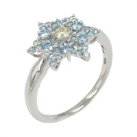 18K 白金 0.58ct Treatment 鑽石 戒指 Treatment 4.5g