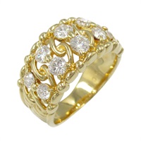 18K 黃金 1.06ct鑽石 戒指 Diamond 6.8g