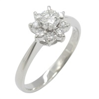 Pt900鉑金 0.22/0.17ct鑽石 戒指 Diamond 4.3g