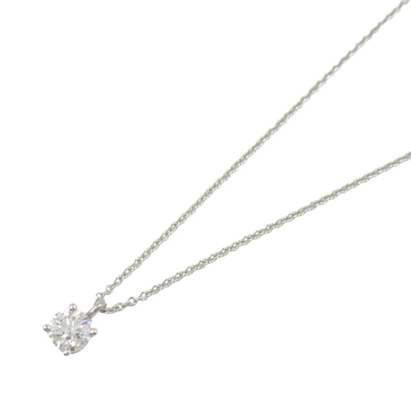 Pt950鉑金 鑽石 Solitaire 項鍊