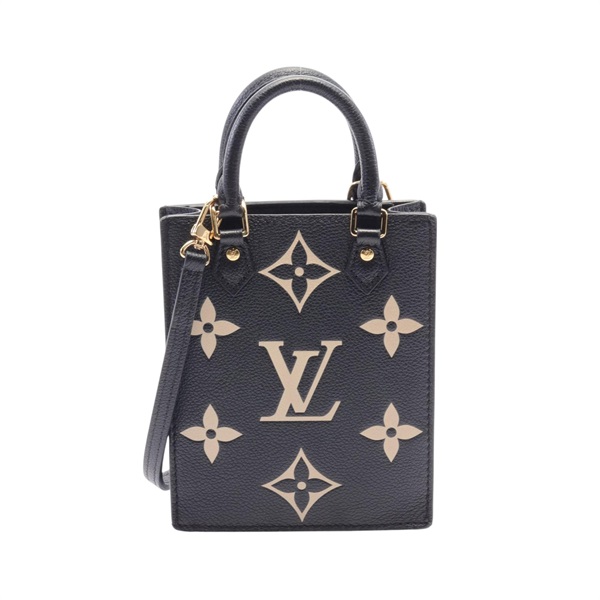 黑色 原花 牛皮壓紋 PETIT SAC PLAT 兩用包 M57937 M57937