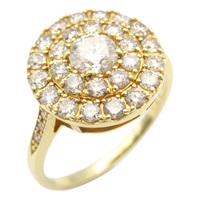18K 黃金 1.30ct鑽石 戒指 Diamond 3.5g