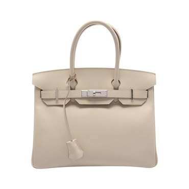 灰色 Veau Epsom皮革 Birkin 30 柏金包 手提包