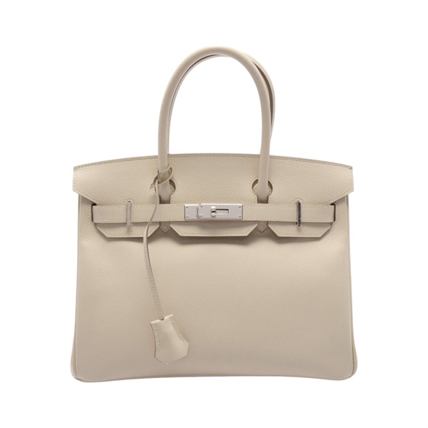 灰色 Veau Epsom皮革 Birkin 30 柏金包 手提包