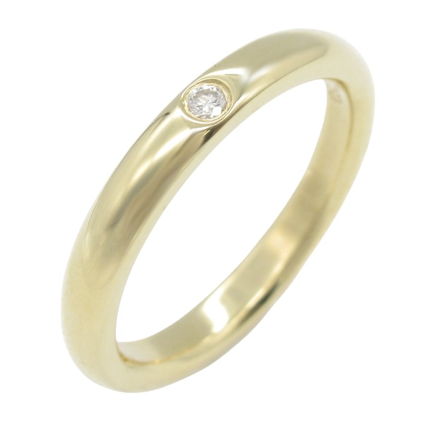 18K 黃金 Band戒指 1P 鑽石 戒指