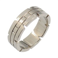 18K 白金 Tank Francaise 戒指 53