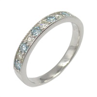 18K 白金 0.228/0.182ct鑽石 戒指 Diamond 2.9g