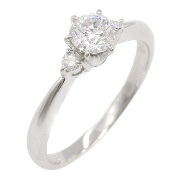 Pt900鉑金 0.36ct 0.05ct 鑽石 戒指