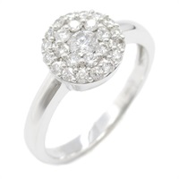 18白K金 鑽石戒指 #12.5 Diamond 3.1g