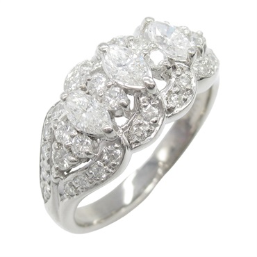 Pt900鉑金 1.01ct鑽石 戒指 Diamond 7.9g