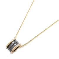18K玫瑰金 黑色 陶瓷 B.zero1 項鍊【BVLGARI 寶格麗】 346083
