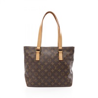 棕色 原花帆布 Cabas Piano 托特包【LOUIS VUITTON LV 路易威登】  M51148