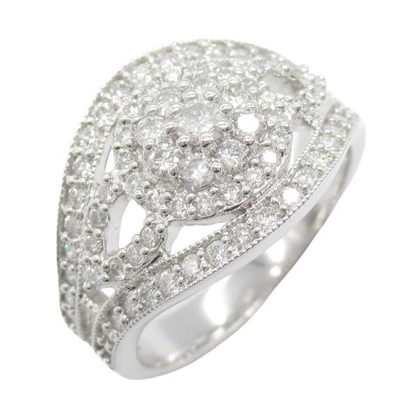 18K白金 鑽石 戒指 #11.5 Diamond 5.5g