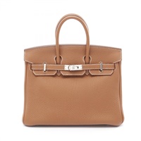 金棕色 Togo牛皮 Birkin 25 柏金包 手提包 D刻 銀扣