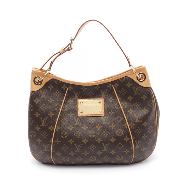棕色 原花帆布 Galliera PM 肩背包【LOUIS VUITTON LV 路易威登】  M56382