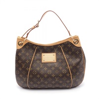 棕色 原花帆布 Galliera PM 肩背包【LOUIS VUITTON LV 路易威登】  M56382