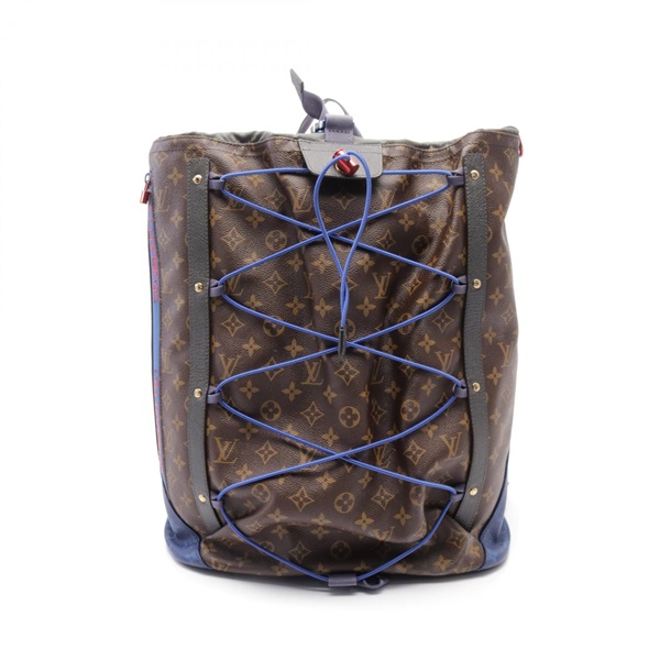 棕色 原花 PVC塗層帆布 Pacific 後背包 M43834 M43834