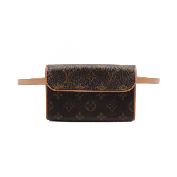 棕色 原花 帆布 Pochette Florentine S 腰包 M51855