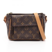棕色 原花帆布 Viva Cite PM 肩背包【LOUIS VUITTON LV 路易威登】 M51165