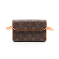 棕色 原花 帆布 Pochette Florentine XS 腰包 M51855