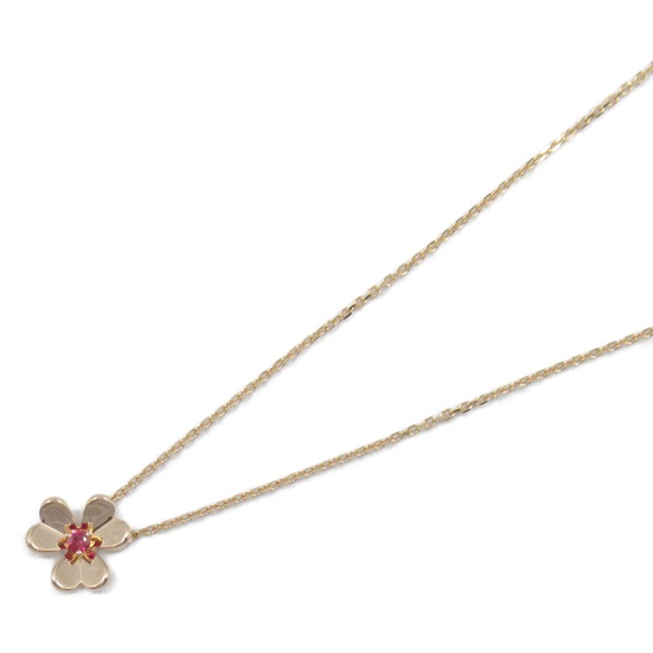 18K玫瑰金 紅寶石 Frivole Mini 項鍊 VCARP7S800