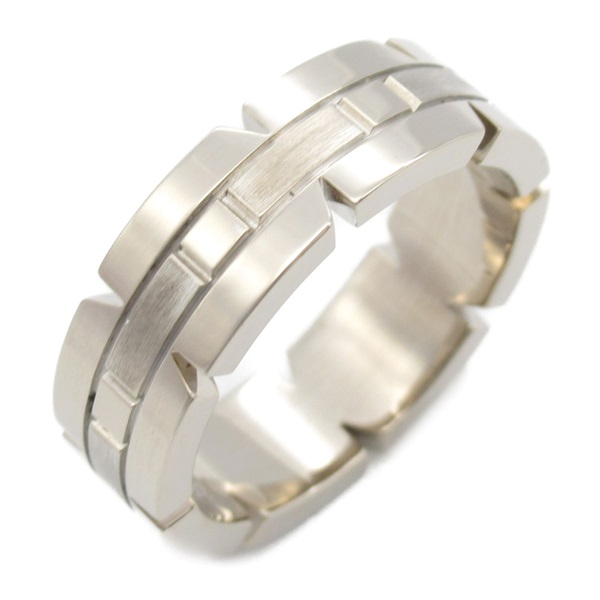 18K 白金 Tank Francaise 戒指 #52