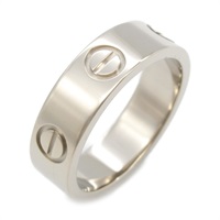 18K白金 Love 戒指 51【Cartier 卡地亞】 B4084700