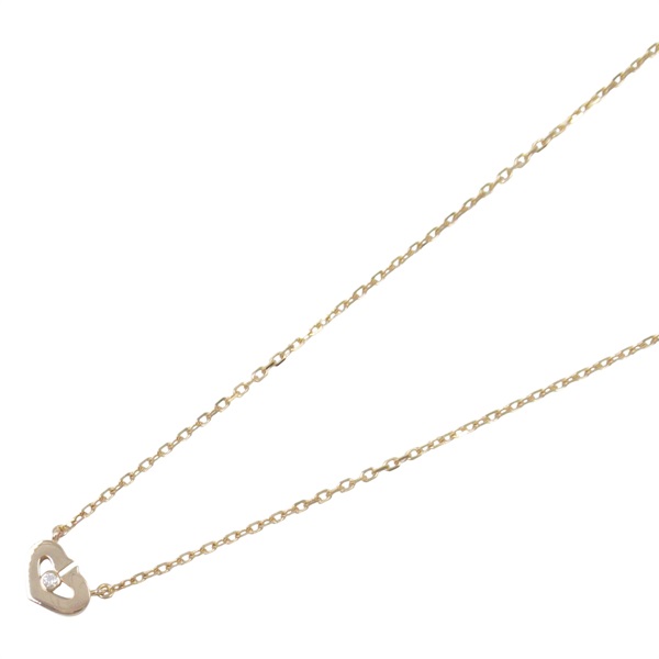 18K 玫瑰金 鑽石 C Heart 項鍊【Cartier 卡地亞】 B3040400