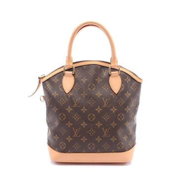 棕色 原花帆布 Lockit 手提包【LOUIS VUITTON LV 路易威登】 M40102