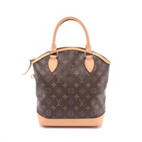 棕色 原花帆布 Lockit 手提包【LOUIS VUITTON LV 路易威登】 M40102