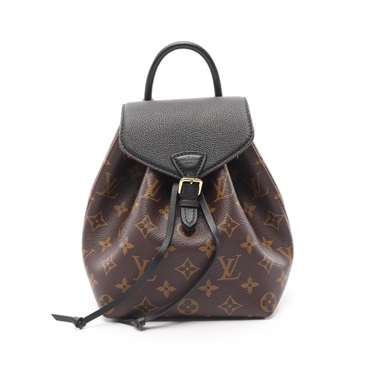 棕色 原花 帆布 MONTSOURIS BB 後背包【LOUIS VUITTON LV 路易威登】 M45516