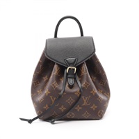 棕色 原花 帆布 MONTSOURIS BB 後背包【LOUIS VUITTON LV 路易威登】 M45516